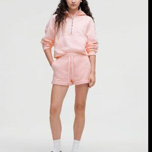 Lululemon Scuba Oversized Half-Zip Hoodie Strawberry Milkshake XL/XXL